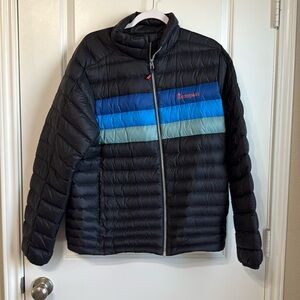 Cozy black Cotopaxi puffer jacket